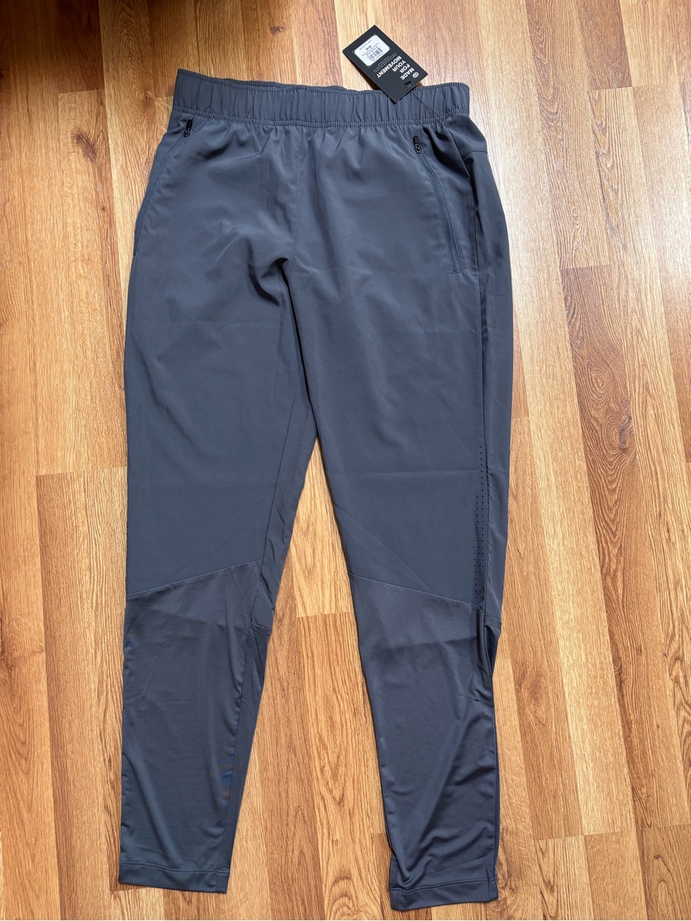 Etonic Grey Lightweight Men’s Hybrid Pant Zipper Pockets Size Medium